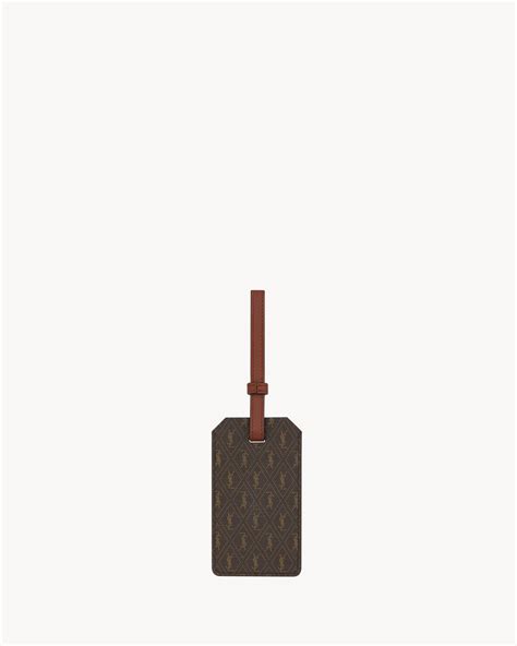 ysl luggage tag